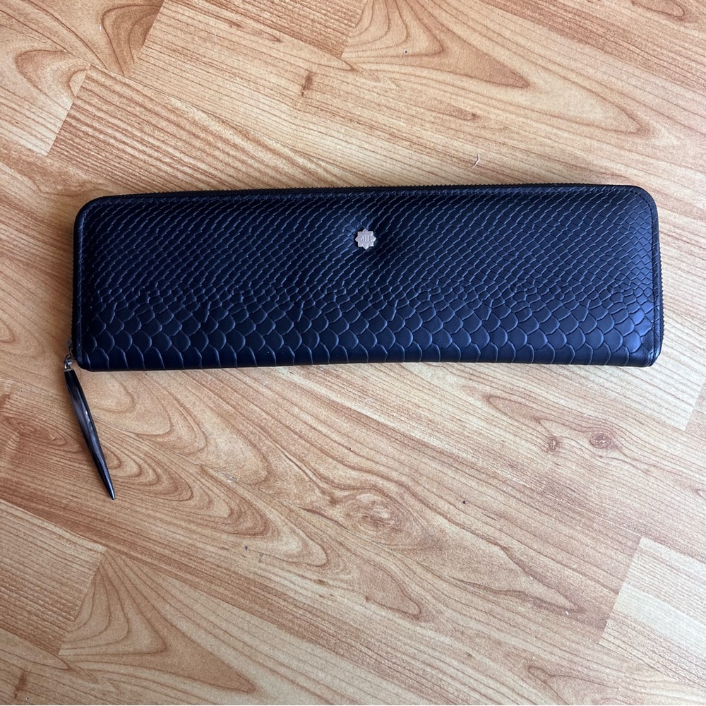 Black Snake Pattern Wallet